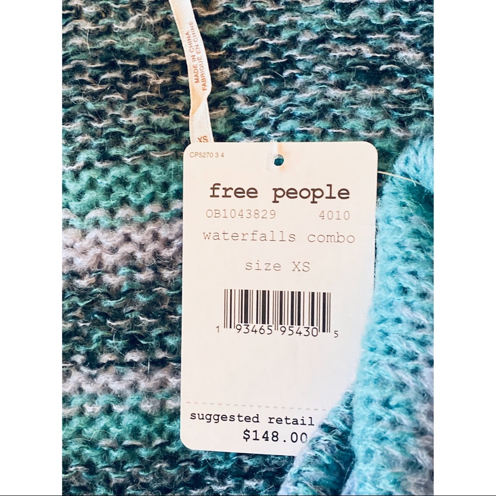 Free People Candy Stripe Knit Tunic - Picture 8 of 8